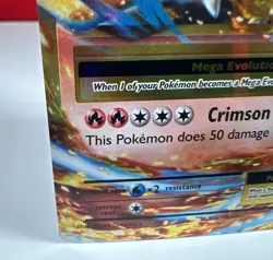 Pokemon TCG M Charizard EX 13/108 Ultra Rare XY Evolutions 2016 NM w/Mega Sleeve - Image 5