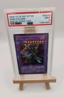 Yugioh Dark Paladin [1st Edition] DPYG-EN016 YuGiOh Duelist Pack: Yugioh psa 9 - Image 3