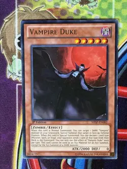 Yugioh Vampire Duke SHSP-EN082 1st Edition Single - Image 1
