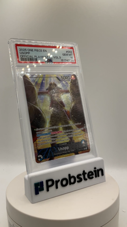 2025 One Piece EN Official Playmat LE Vol.3 #042 Usopp PSA 10 GEM MINT - Image 2