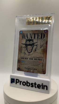 2025 One Piece Carrying/Will OP13119 Portgas D. Ace Wanted Poster SP BGS 10 - Image 2
