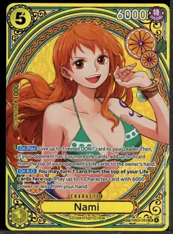 2026 One Piece Nami SP EB03-53 Extra Booster: Heroines Edition Special Alt Art - Image 1