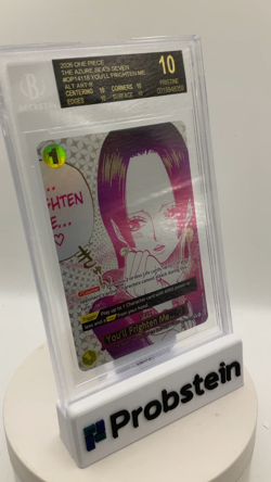 2026 One Piece OP14-118 Alternate Art You'll Frighten Me.. BGS 10 BLACK LABEL - Image 2