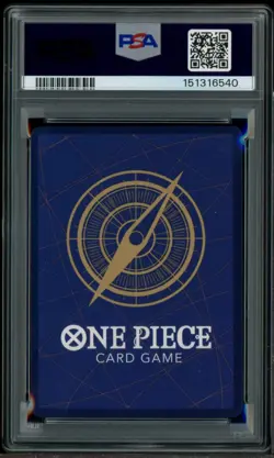 2025 One Piece OP13 EN Manga Alternate Art #118 Monkey D. Luffy PSA 10 GEM MINT - Image 3