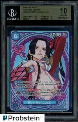 2026 One Piece Heroines Edition #EB03026 Boa Hancock SP BGS 10 PRISTINE - Image 1