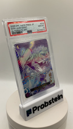 2025 One Piece PRB02 JPN Alternate Art #078 Gum-Gum Giant Luffy PSA 10 GEM MINT - Image 2