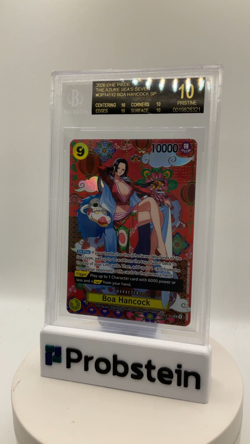 2026 One Piece The Azure Sea's Seven OP14112 Boa Hancock SP BGS 10 BLACK LABEL - Image 2