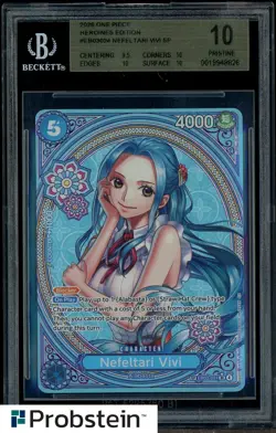 2026 One Piece Heroines Edition #EB03024 Nefeltari Vivi SP BGS 10 PRISTINE - Image 1