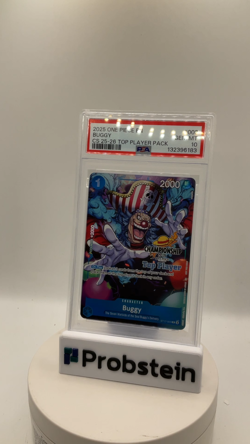 2025 ONE PIECE EN CS 25-26 TOP PLAYER CHAMPIONSHIP ST17-003 BUGGY PSA 10 - Image 2