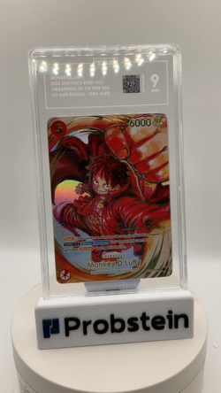 2023 One Piece Awakening /Era 012 Monkey D. Luffy Signature TAG Score 929 MINT 9 - Image 2