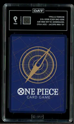 2023 One Piece Awakening /Era 012 Monkey D. Luffy Signature TAG Score 929 MINT 9 - Image 3