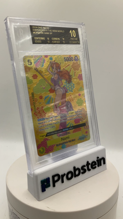 2024 One Piece Emperors in The New World OP08106 Nami SP BGS 10 BLACK LABEL - Image 2