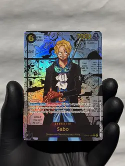 Sabo Manga OP13-120 Super Alternate Art - Carrying On His Will One Piece English - Image 1