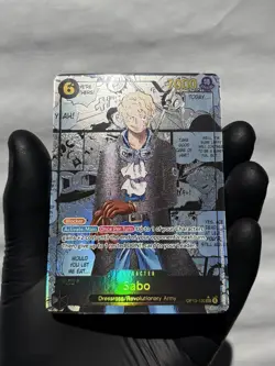 Sabo Manga OP13-120 Super Alternate Art - Carrying On His Will One Piece English - Image 2