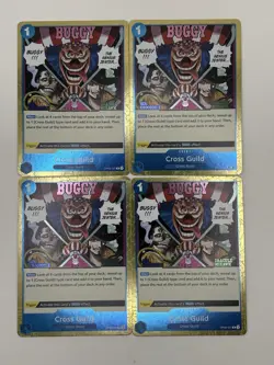 Cross Guild OP09-057 X4 PLAYSET Rare English One Piece TCG - Image 1