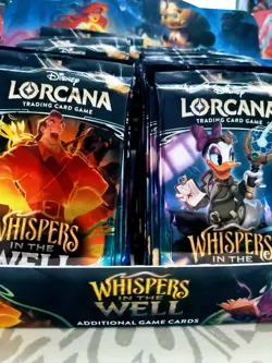 NEW SEALED Disney Lorcana TCG Whispers In The Well English 20x Booster Packs - Image 2