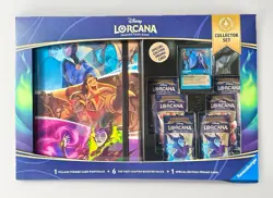 Disney Lorcana First Chapter 6 Pack 1 Promo & Binder Collector Set Bundle NEW - Image 1