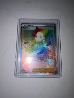 Pokemon Marnie Trainer-Supporter Full Art Holo Card 208/202 English TCG - Image 1