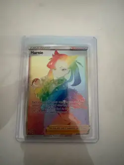 Pokemon Marnie Trainer-Supporter Full Art Holo Card 208/202 English TCG - Image 3