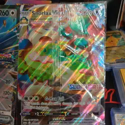 Pokemon Snorlax VMAX 142/202 Jumbo Oversized Cards Holo Sword & Shield Promo - Image 1
