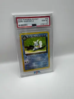 PSA 10 2000 POKEMON ROCKET Unlimited #46 DARK WARTORTLE Low Pop - Image 1