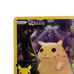 Pikachu 5/25 Pokemon Celebrations 25th Anniversary Set Full Art Card - Image 3