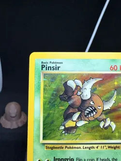 Pokemon Pinsir Jungle Holo Rare 09/64 WOTC Card 1999 English LP/MP - Image 3