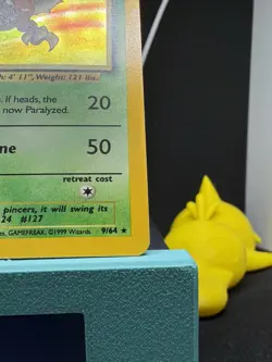 Pokemon Pinsir Jungle Holo Rare 09/64 WOTC Card 1999 English LP/MP - Image 5