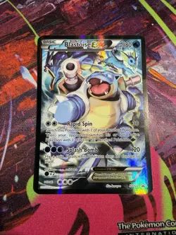 Pokemon Blastoise EX Promo Holo Card XY122 SUPER CLEAN - Image 1