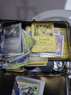 Pokemon TCG Lunch Box Tins Lot FULL Cards & Coins Zacian Zamazenta Mewtwo Dialga - Image 3