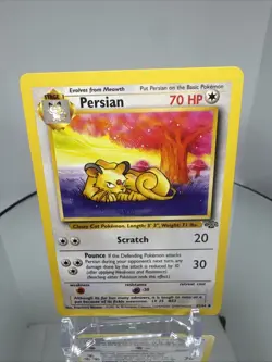 Persian 42/64 Jungle Pokemon Card | Vintage WOTC 1999 | Non-Holo Rare - Image 1
