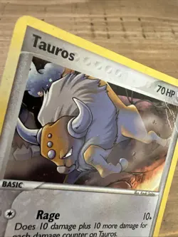 Tauros 5/17 Pop Series 2 Promo Pokemon TCG Card Holo Foil Rare HOLO BLEED MP - Image 3