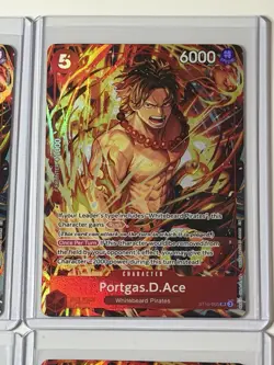 Portgas.D.Ace ST15-005 Illustration Box Vol. 5 Promo 4 Card Play Set Lot - Image 3