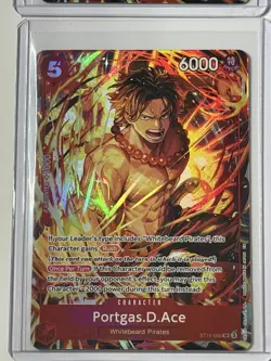 Portgas.D.Ace ST15-005 Illustration Box Vol. 5 Promo 4 Card Play Set Lot - Image 4