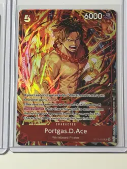 Portgas.D.Ace ST15-005 Illustration Box Vol. 5 Promo 4 Card Play Set Lot - Image 5