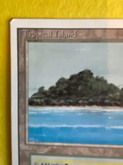 Magic the Gathering MTG Tropical Island Card Revised Edition Dual Land - Image 2