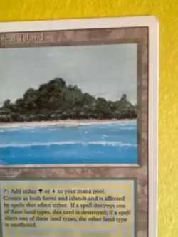 Magic the Gathering MTG Tropical Island Card Revised Edition Dual Land - Image 3