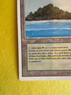 Magic the Gathering MTG Tropical Island Card Revised Edition Dual Land - Image 5
