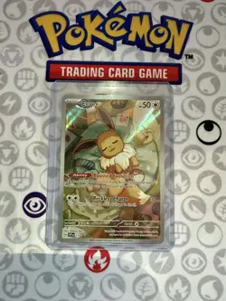 Eevee 173 Black Star Promo 2025 IR Holo SVP Pokemon Card TCG - Image 1