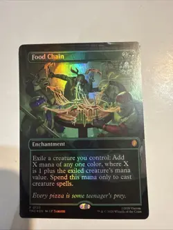Wizards of the Coast Food Chain Foil Enchantment Commander TMNT- MTG Card x1 NM - Image 1