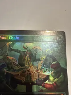 Wizards of the Coast Food Chain Foil Enchantment Commander TMNT- MTG Card x1 NM - Image 2