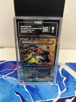 Tag 9 Graded MTG Spider-Man 2099 (Borderless Foil) Marvel's Spider-Man 0205 - Image 3