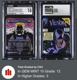 Magic the Gathering Eddie Brock Foil (Borderless) #233 Marvel Spider-Man CGC 10 - Image 1