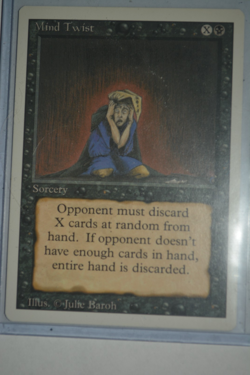 mind twist mtg unlimited mint in sleeve and top loader - Image 1