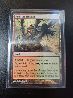 Fire-Lit Thicket Shadowmoor Mtg Magic - Image 1