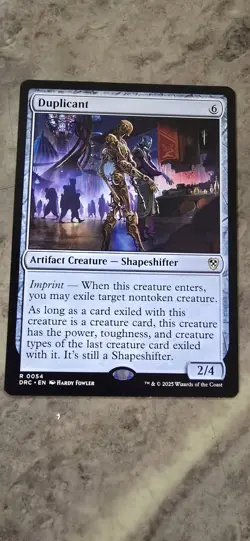 Duplicant Commander: Aetherdrift Regular Artifact Creature Shapeshifter - Image 1