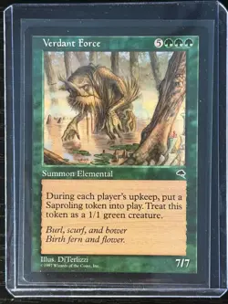 MTG Magic the Gathering Tempest Verdant Force - Near Mint Vintage - Image 3