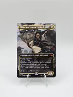 Shiko and Narset, Unified (Borderless) Commander: Tarkir: Dragonstorm Regular NM - Image 1