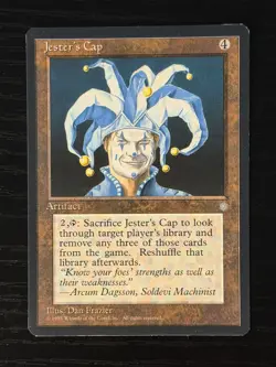 MTG Magic the Gathering Ice Age Jester's Cap - Near Mint Vintage - Image 1