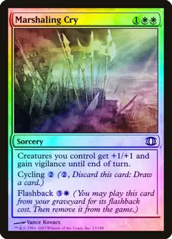 Marshaling Cry FOIL Future Sight NM White - Image 1